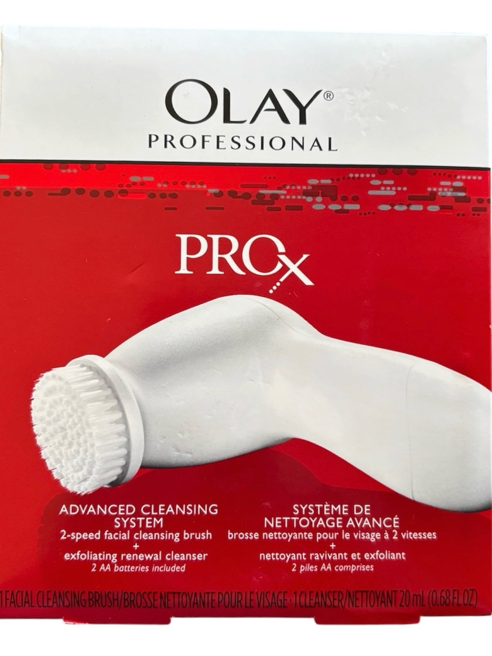 NOS Olay ProX Advanced Cleansing System with 2
Speed Cleaning Brush &
Cleanser